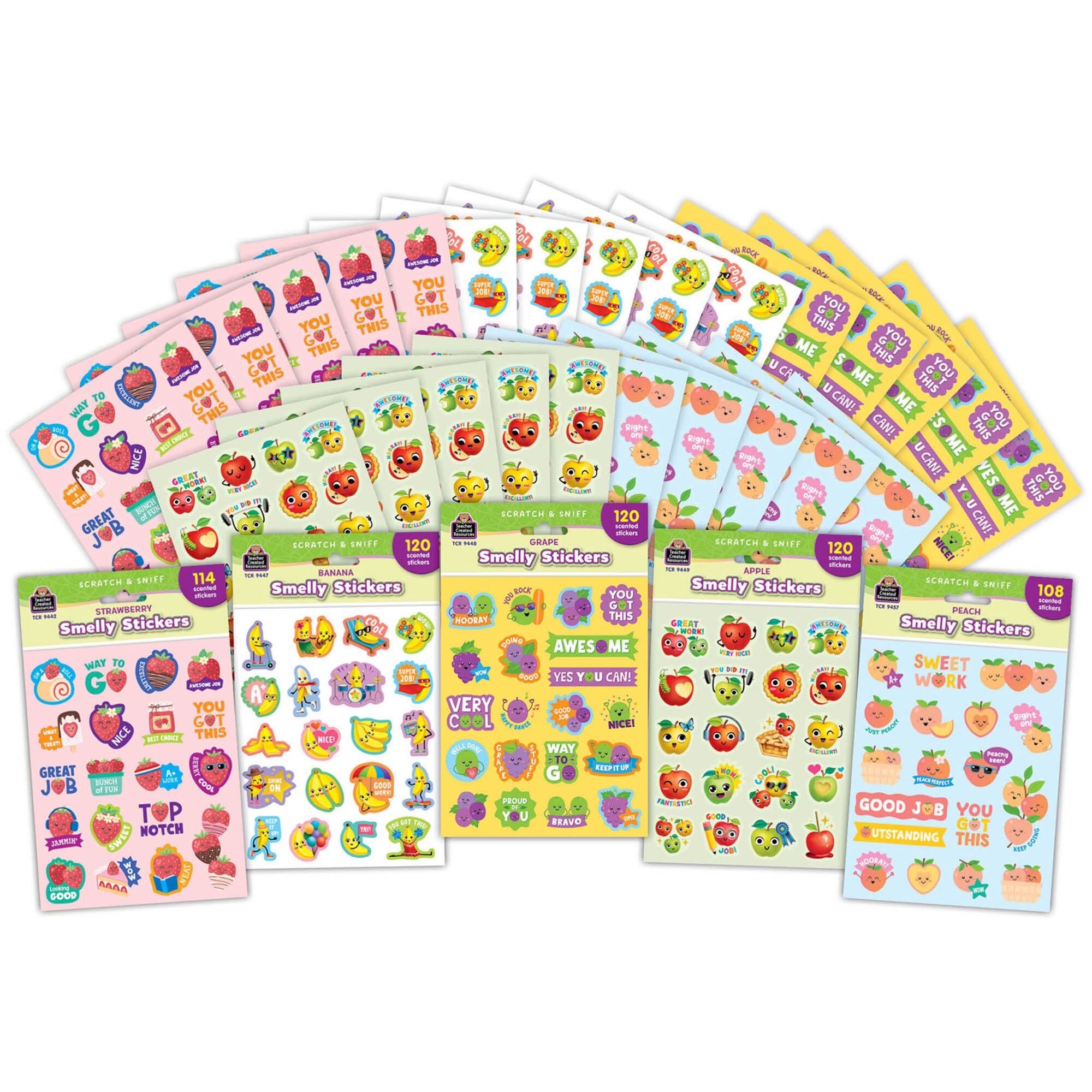 Teacher Created Resources® Fruit Pop Smelly Stickers, 582 Stickers